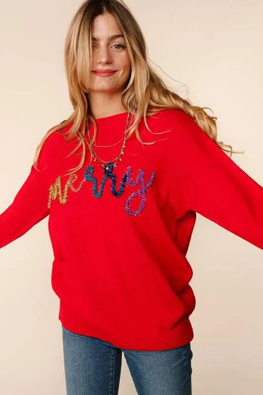 "Merry" Christmas Sweater