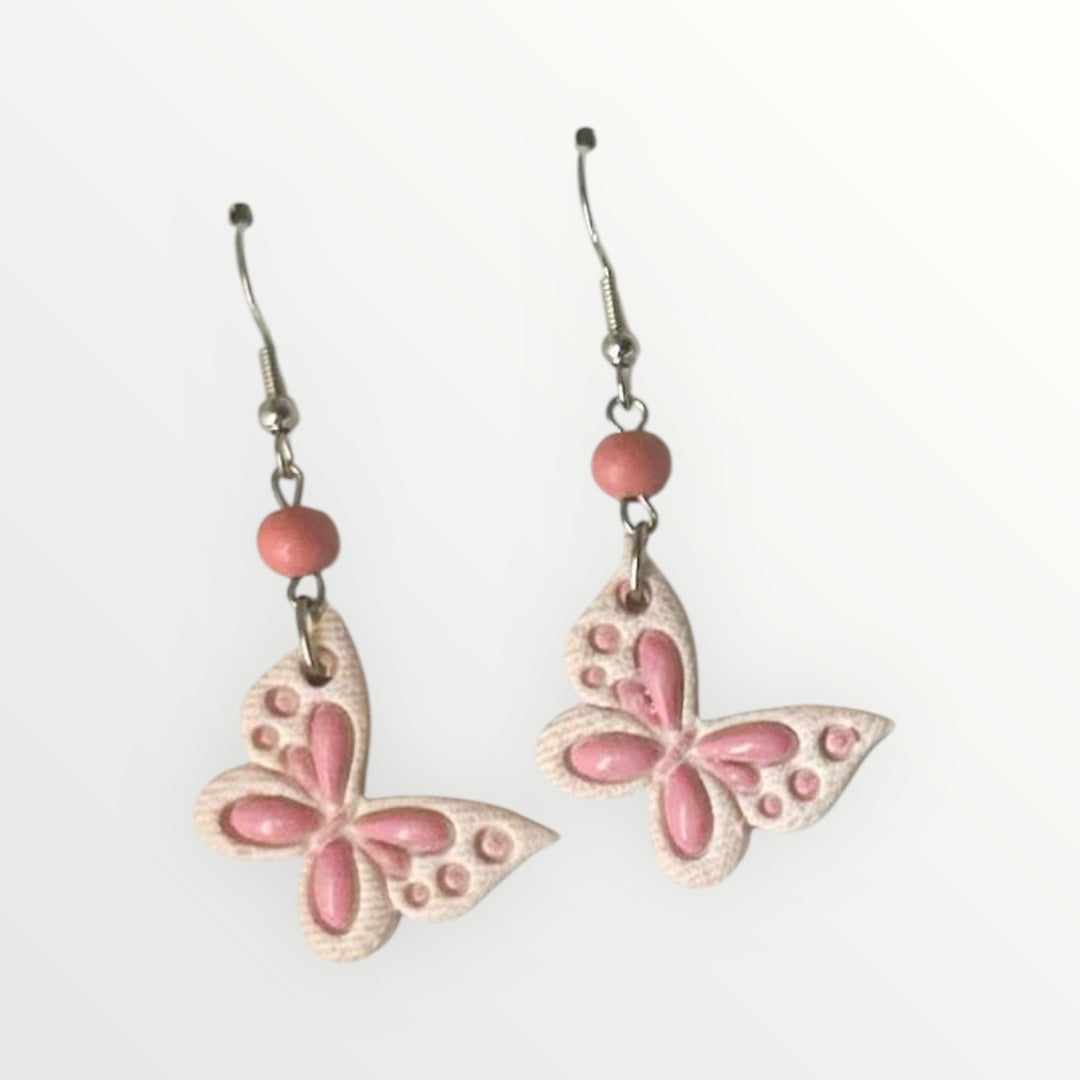 Butterfly Clay Earrings
