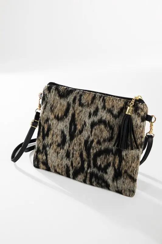 Animal Print Purse - Chic Leopard Clutch - Stylish Safari Handbag - Trendy Fashion Accessory - Gift for Trendsetters
