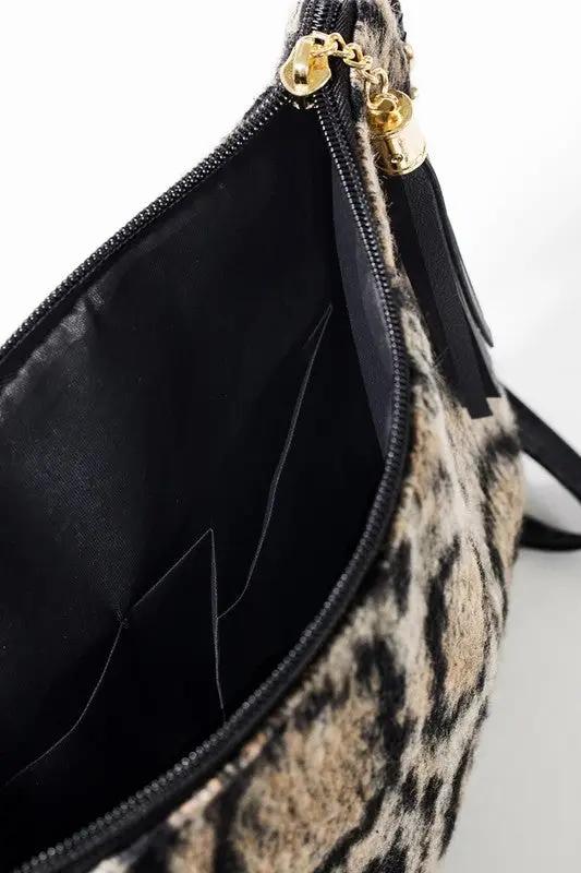 Animal Print Purse - Chic Leopard Clutch - Stylish Safari Handbag - Trendy Fashion Accessory - Gift for Trendsetters