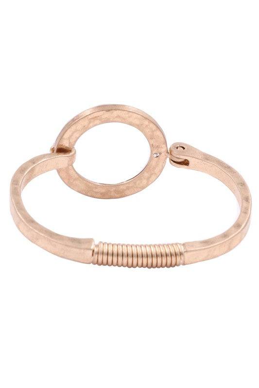 Hammered Metal Cuff Bracelet for Modern Styling