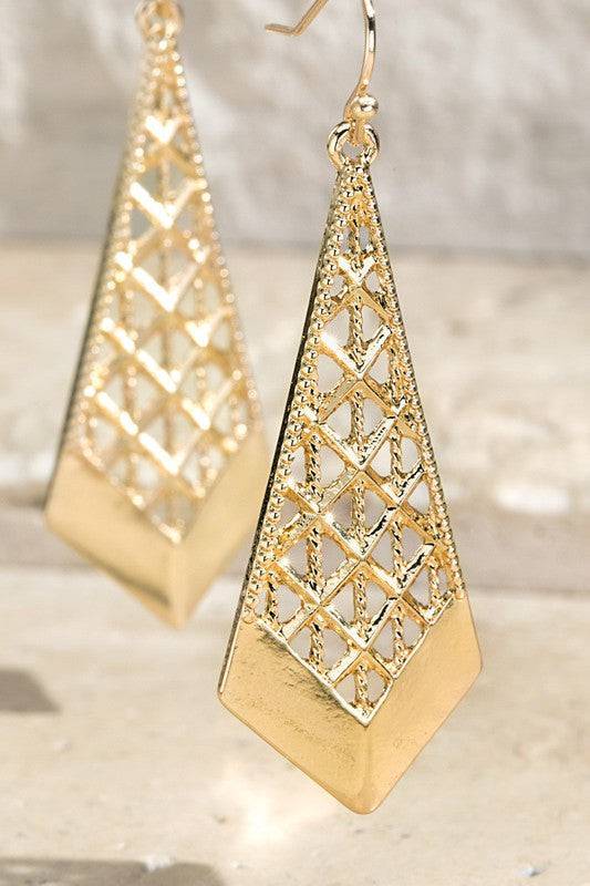 Gold Filigree Earrings