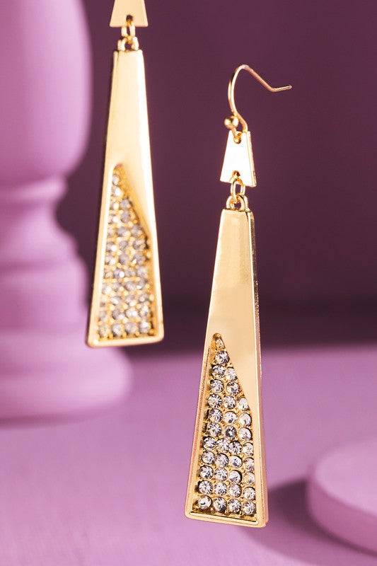 Triangle Sparkle Dangles