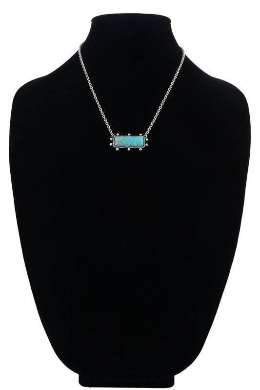 Dust & Stone Bar Necklace