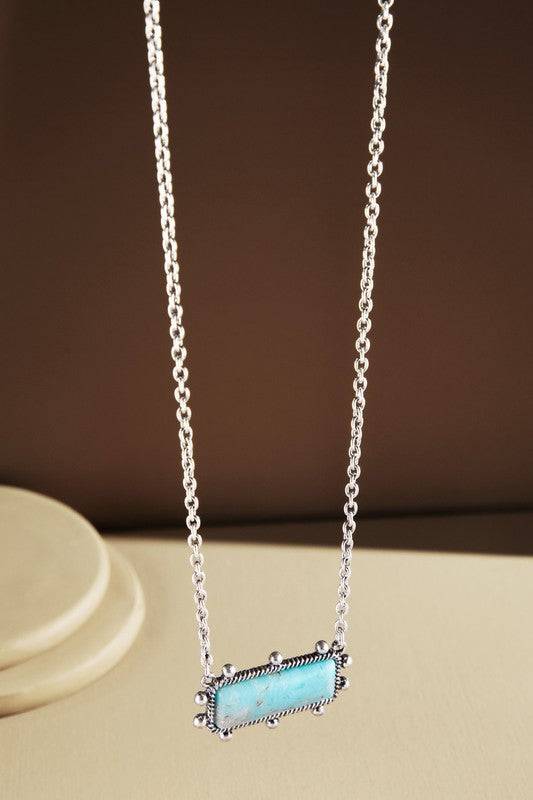 Dust & Stone Bar Necklace