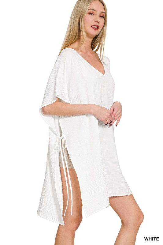 Woven Airflow Cover-Up for Beach Days