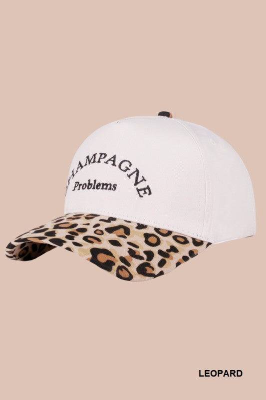 Champagne Problems Two-Tone Canvas Cotton Cap