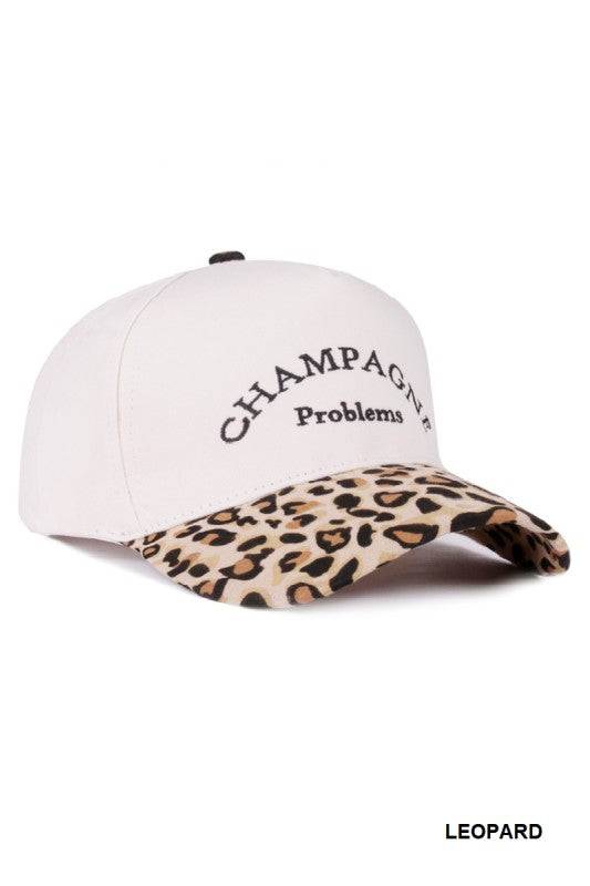 Champagne Problems Two-Tone Canvas Cotton Cap