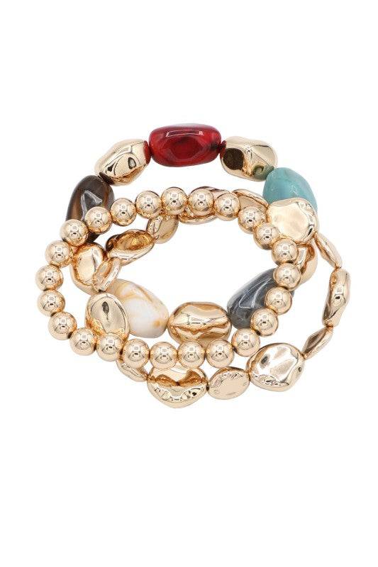 Trendy Acrylic Bracelet Set for Effortless Layering