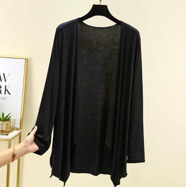 Modal Long Sleeve Cardigan For Women