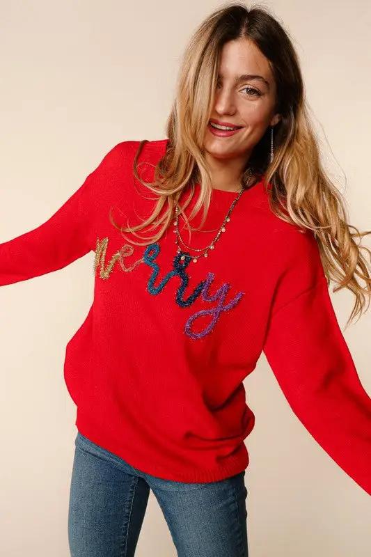 "Merry" Christmas Sweater