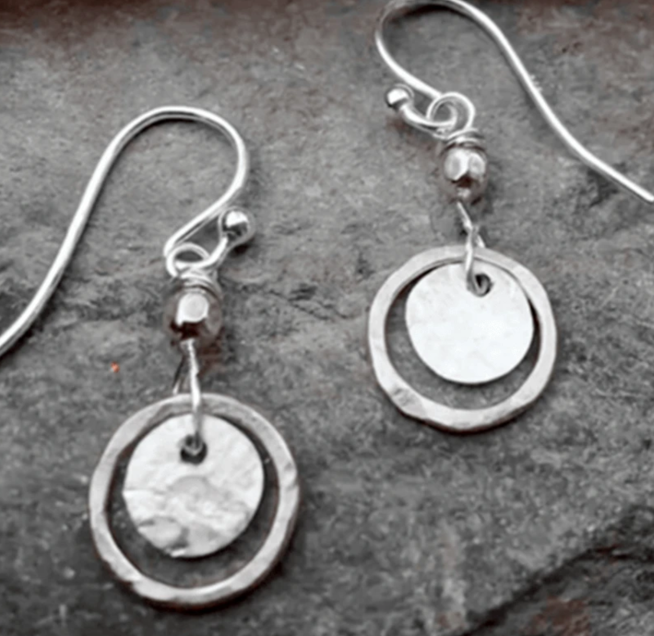 Bohemian Vintage Hollow Circle Pendant Earrings
