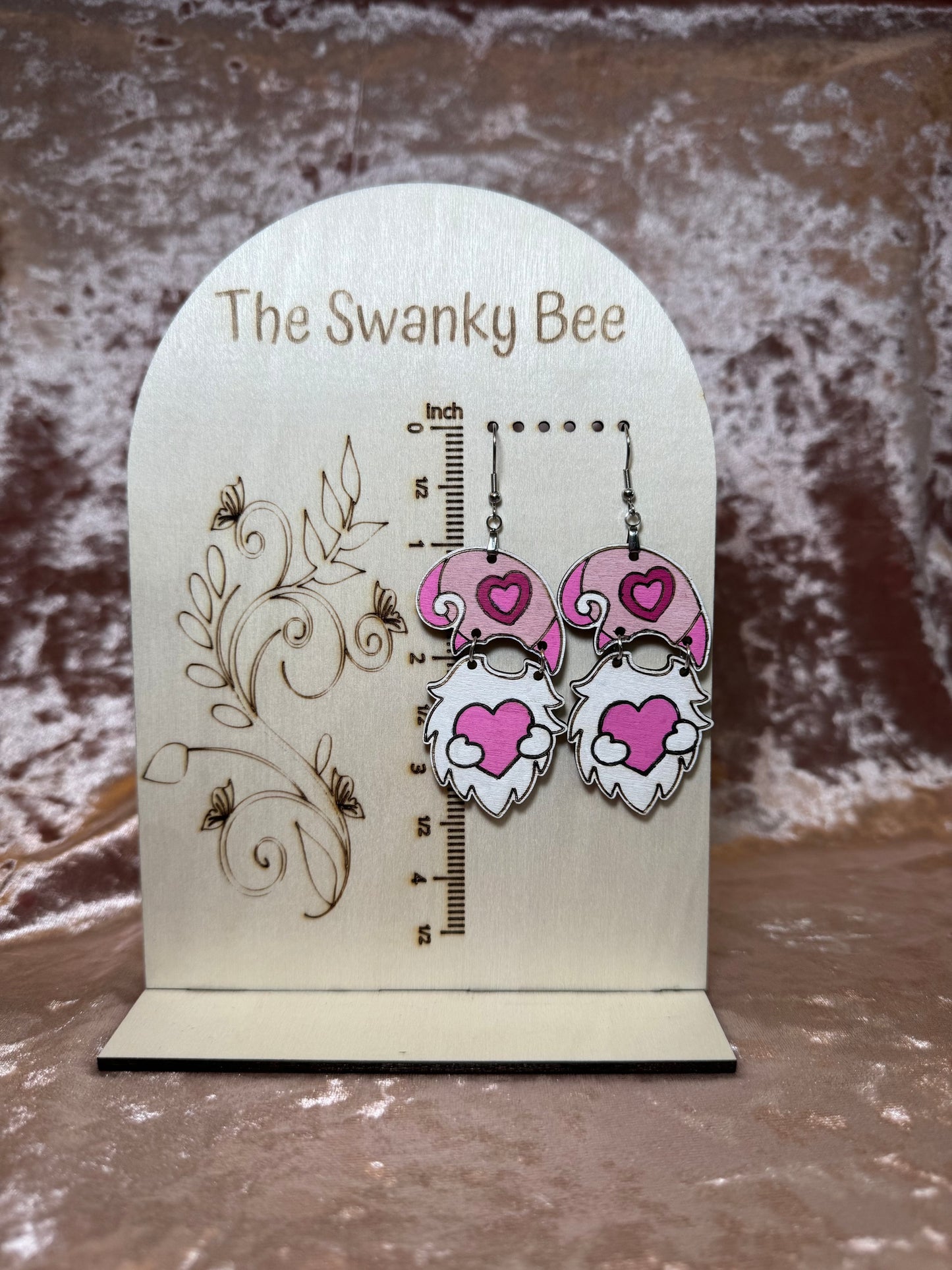 Gnome Heart Earrings