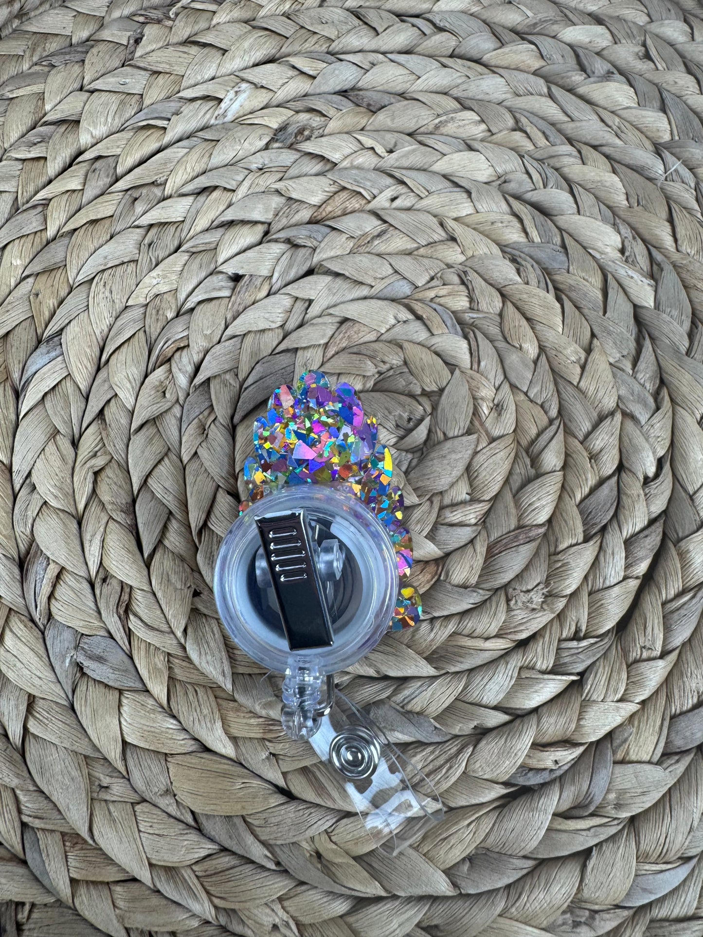 Glitter Turkey Badge Reel