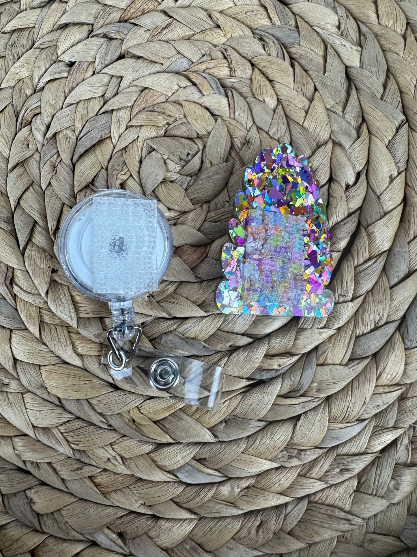 Glitter Turkey Badge Reel