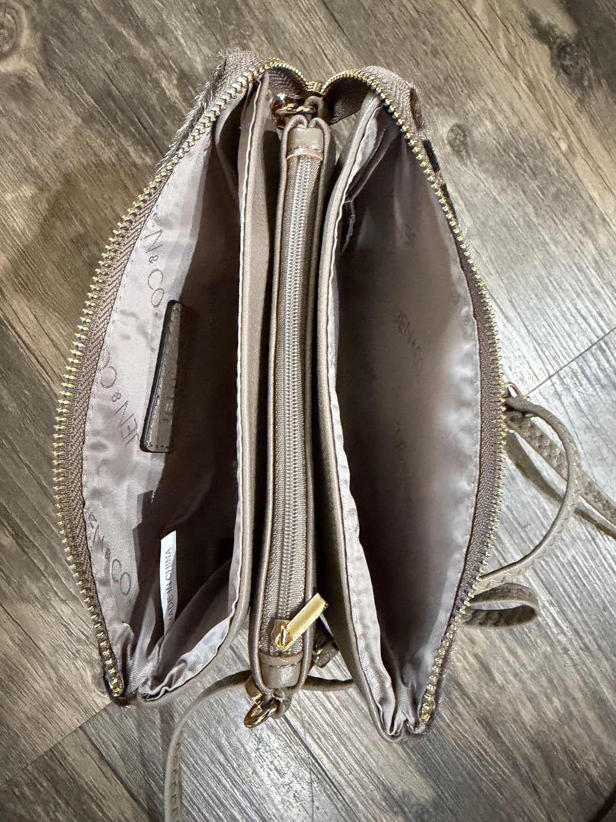 Riley Cheetah 3 Compartment Crossbody