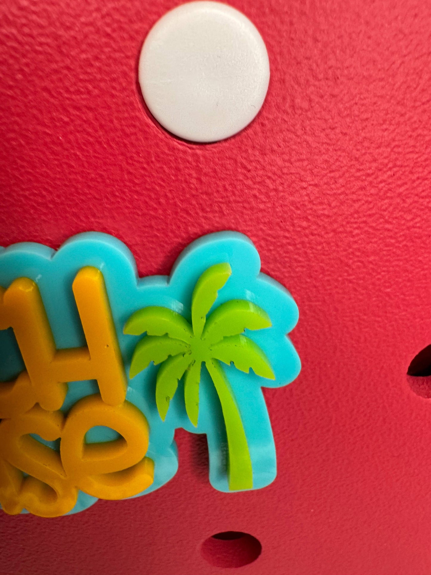 Beach Please Charm for Bogg Bags - Summer Beach Bag Accessory - Fun Beachy Bogg Bag Charm - Tropical Vacation Decor - Gift for Beach Lover