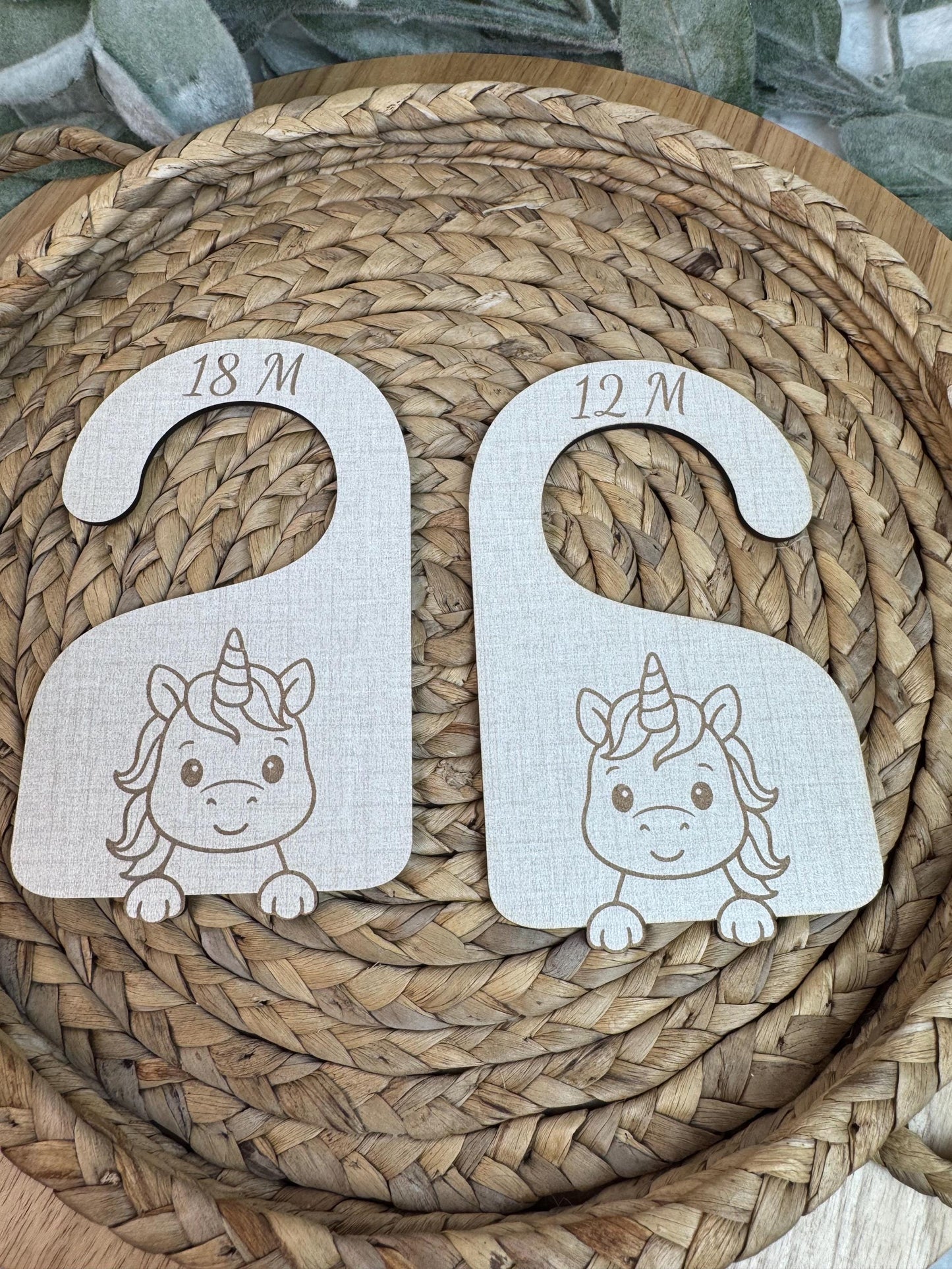 Unicorn Nursery Closet Dividers: Newborn to 24 Months, Set of 7