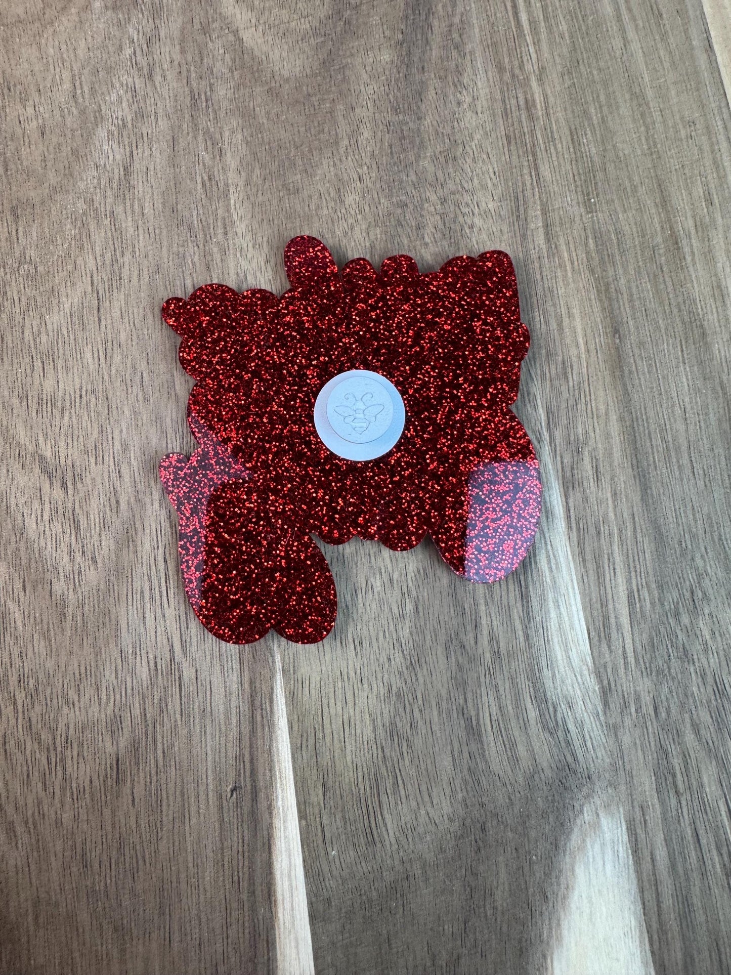 Pitches Be Crazy Bogg Bag Charm | Baseball or Softball Glitter Bag Accessory
