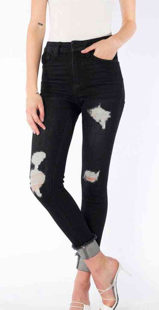 KanCan Black Skinny - The Swanky Bee