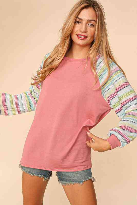 Pastel Stripe Knit top - The Swanky Bee