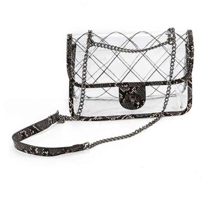 Rectangular Clear Bag - The Swanky Bee