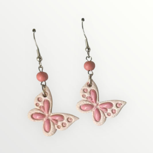 Butterfly Clay Earrings