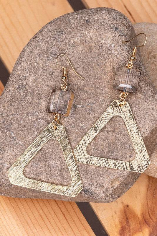 Jessica Triangle Earrings