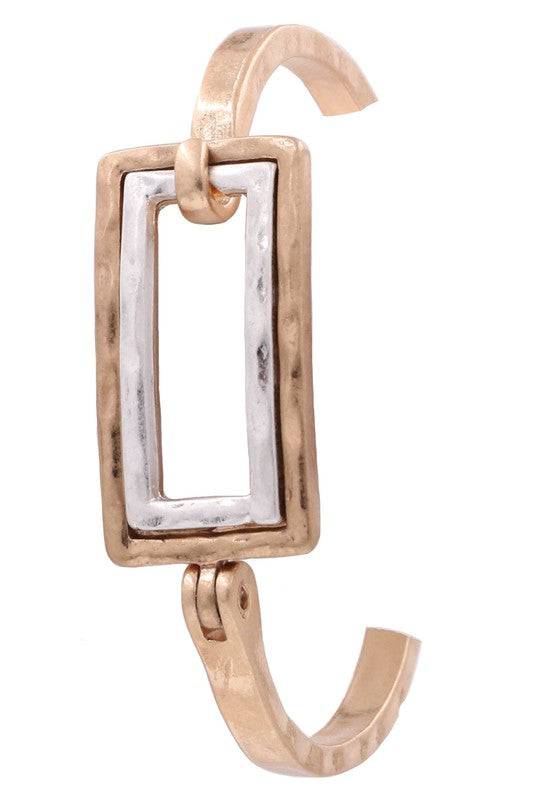 Hammered Metal Cuff Bracelet for Effortless Style