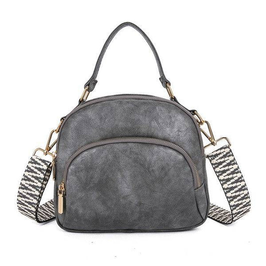 Ellie Vegan Leather Lux Crossbody Handbag