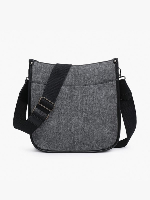 Chloe Denim Crossbody With Guitar Strap