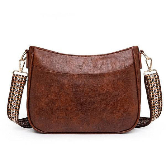 Navi Vegan Leather Trendy Strap Crossbody Bag
