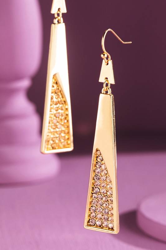 Triangle Sparkle Dangles