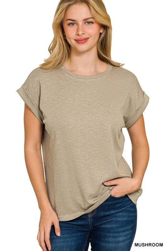 Cotton Modal Slub Tee