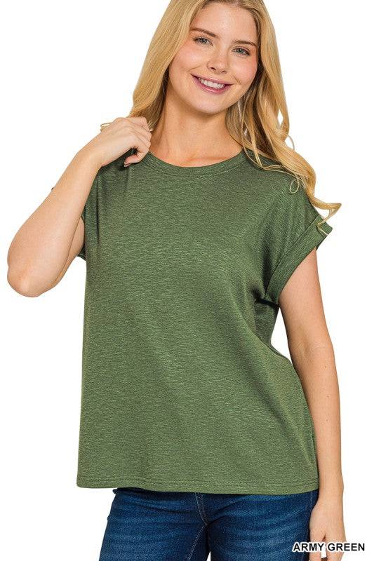 Cotton Modal Slub Tee