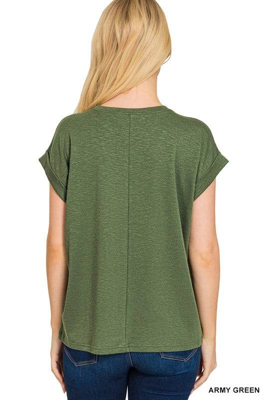 Cotton Modal Slub Tee