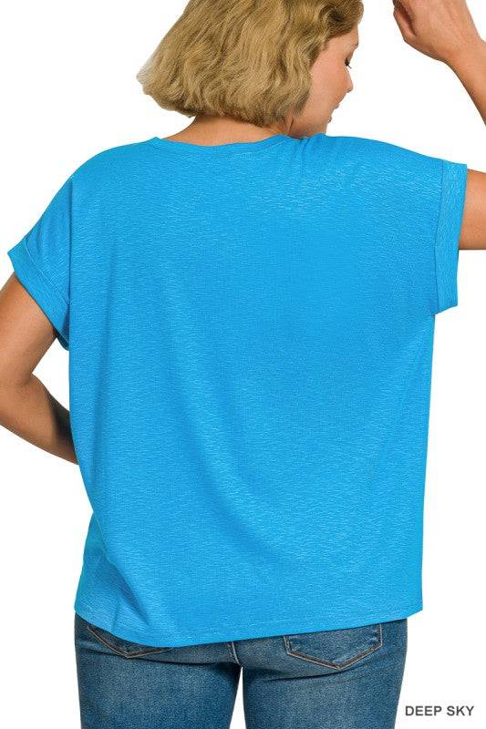 Cotton Modal Slub Tee