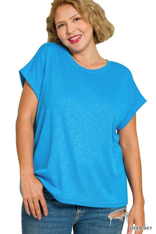 Cotton Modal Slub Tee