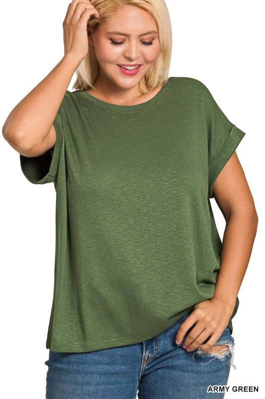 Cotton Modal Slub Tee