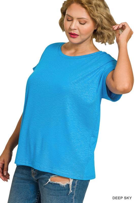 Cotton Modal Slub Tee