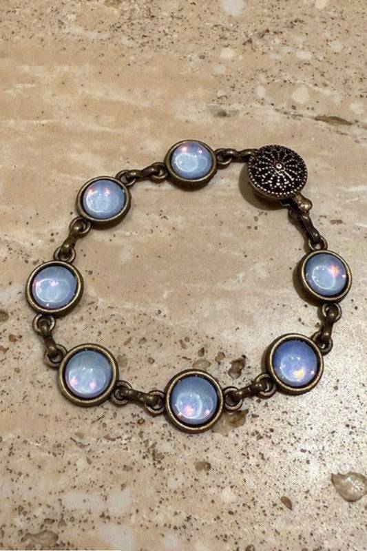 Glass Bead Western Bracelet