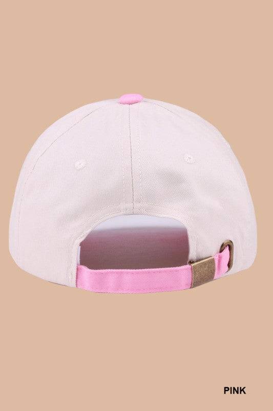 Put It On My Husband’s Tab Two-Tone Canvas Cotton Cap