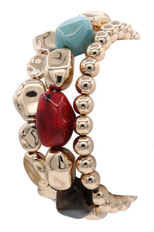 Trendy Acrylic Bracelet Set for Effortless Layering