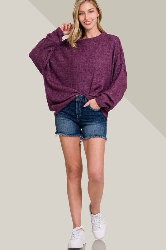 Mid Rise Denim Shorts with Raw Frayed Hem