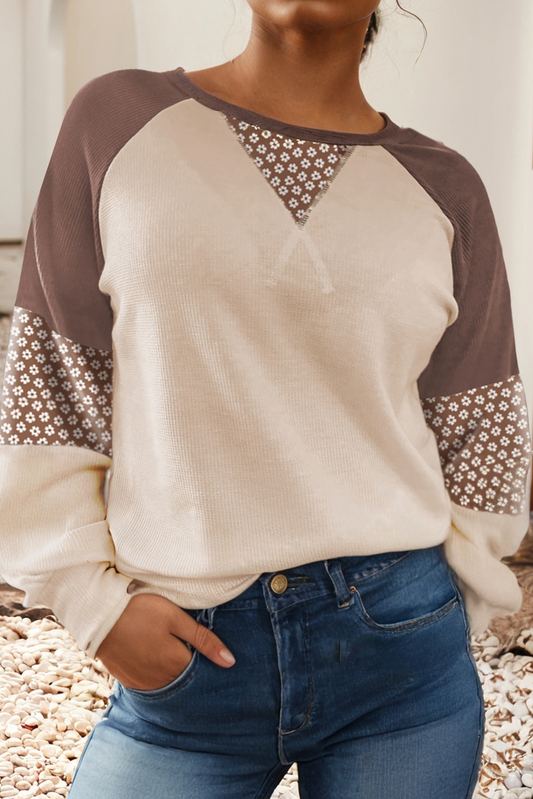 Floral Print Long Sleeve Top