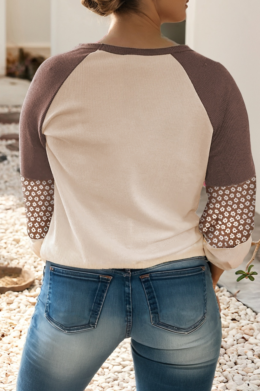 Floral Print Long Sleeve Top