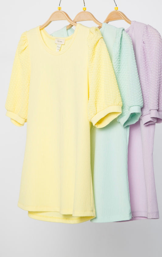Ruffled Cup Sleeve Top