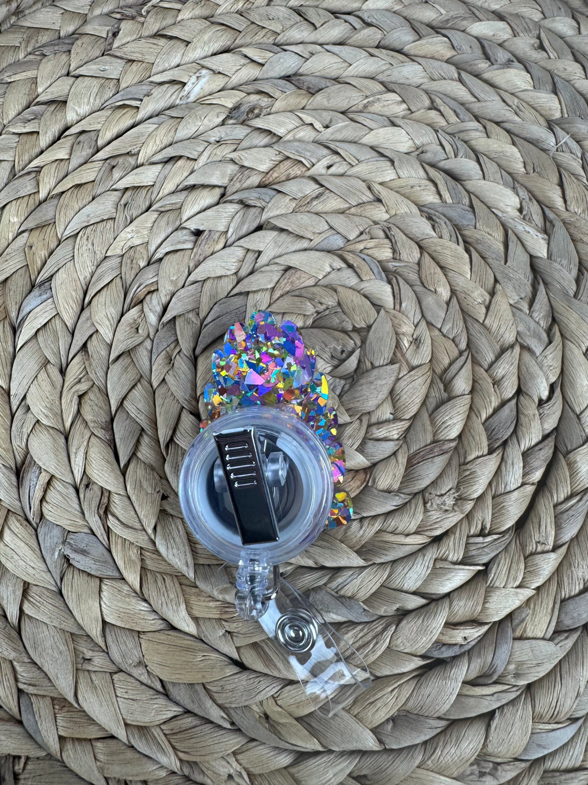 Glitter Turkey Badge Reel