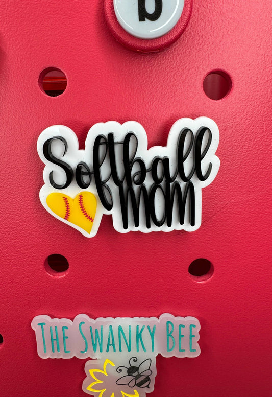 Sports Mom Charm for Bogg Style Bags