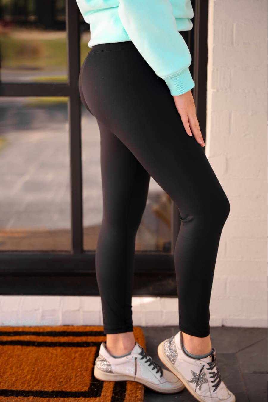 Compression Leggings- Black
